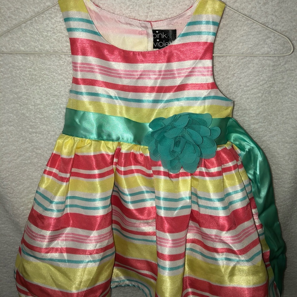 Girls Candy Striped Dress
